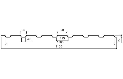 Профнастил С18