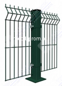 Забор панельный 3Д (комплект) высота 2 м