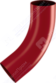 Колено трубы Аквасистем 100 RR29 красный
