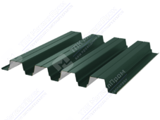 Профнастил полимер Н75 0,45 750/800 ПЭ RAL6005 зеленый мох