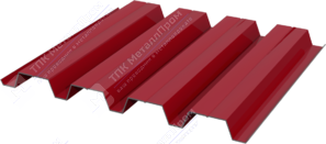 Профнастил полимер Н60 0,7 845/902 ПЭ RAL3003 рубин