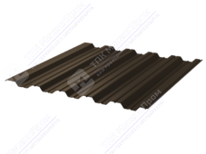 Профнастил полимер НС35 0,45 ТУ 1000/1060 ПЭ RAL8017 шоколад