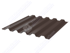 Профнастил полимер С44 0,7 1000/1047 ПЭ RAL8017 шоколад