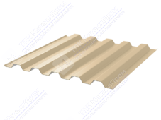 Профнастил полимер С44 0,5 1000/1047 ПЭ RAL1014 слоновая кость