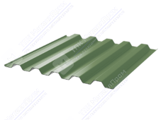 Профнастил полимер С44 0,4 1000/1047 ПЭ RAL6021 бледно-зеленый