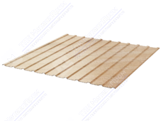 Профнастил полимер С10 0,45 1130/1155 ДПП OM002B светлое дерево