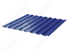 Профнастил полимер СП20 0,5 1100/1150 ПЭ RAL5002 ультрамарин