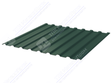 Профнастил полимер СП20 0,5 1100/1150 Стальной бархат RAL6005 зеленый мох