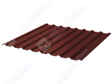 Профнастил полимер СП20 0,7 1100/1150 ПЭ RAL3009 красный оксид