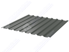 Профнастил полимер СП20 0,45 ТУ 1100/1150 ПЭ RAL7005 темно-серый