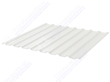 Профнастил полимер СП20 0,7 1100/1150 ПЭ RAL9003 сигнально-белый