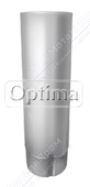 Труба водосточная GrandLine Optima 90 1м RAL9003 сигнально-белый