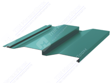 Сайдинг кораб доска 228/255 0,45 ПЭ RAL5021 морская волна