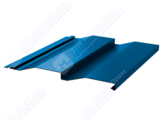 Сайдинг кораб доска 228/255 0,45 ПЭ RAL5005 сигнально-синий