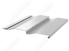 Сайдинг кораб доска 228/255 0,5 ПЭ RAL9003 сигнально-белый