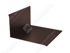 Планка примыкания верхняя 145 250 0,45 2м стандарт матовый ПЭ RAL8017 шоколад К-501