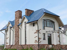 Металлочерепица Монтеррей п/э RAL 5005 (сигн-синий) 0,5 мм