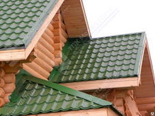 Металлочерепица Монтеррей п/э RAL 6002 (зелёная листва) 0,55 мм