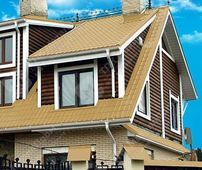 Металлочерепица Монтеррей п/э RAL 1014 (слоновая кость) 0,55 мм