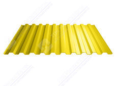 Профнастил С-21 RAL 1018 (цинково-желтый) 0,4 мм