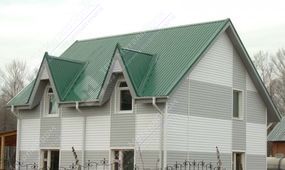 Профнастил С-21 п/э RAL 6005 (зелёный мох) 0,4 мм