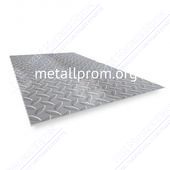 Лист рифленый 3мм x1,5x6м чечевица ст3пс/сп