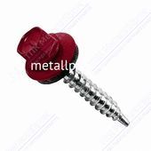 Саморез кровельный темно-красный RAL 3009 4,8x29 (упаковка) 250 шт