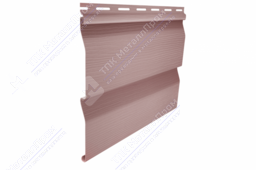 Сайдинг виниловый Ю-Пласт Корабельный брус (Розовый)