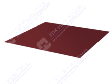 Лист с полимерным покрытием 0,7 мм ПЭ RAL3009 красный оксид
