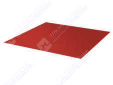 Лист с полимерным покрытием 0,7 мм ПЭ RAL3003 рубин