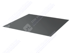 Лист с полимерным покрытием 0,4 мм ПЭ в пленке RAL7005 темно-серый