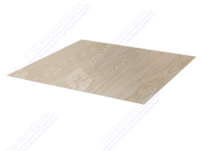 Лист с полимерным покрытием 0,45 мм ДПП в пленке G6W010P светлое дерево