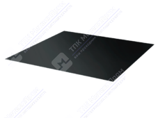 Лист с полимерным покрытием 0,5 мм ПЭ в пленке RAL7021 чёрно-серый