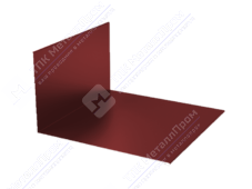 Планка примыкания верхняя 145 250 0,4 2м стандарт ПЭ в пленке RAL3003 рубин К-501