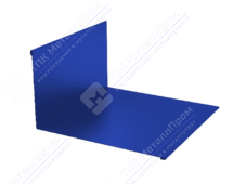 Планка примыкания верхняя 145 250 0,4 2м стандарт ПЭ в пленке RAL5002 ультрамарин К-501
