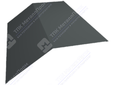 Планка конька плоского 190 190 0,45 3м стандарт ПЭ RAL6029 зеленая мята К-512