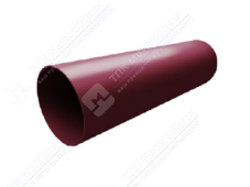 Труба водосточная GrandLine 90 3м металл RAL3005 красное вино