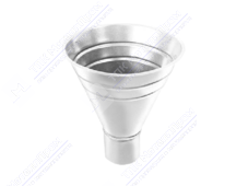 Воронка водосборная GrandLine 250 90 металл RAL9003 сигнально-белый