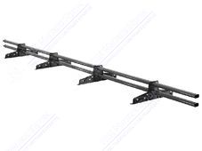 Снегозадержатель BORGE мега-эконом 3м для м/ч, профн трубчатый RAL9005 черный антрацит